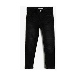 Koton Men's Black Pocket Detail Jeans vyobraziť