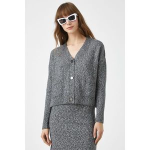 Koton Women's Anthracite Cardigan vyobraziť