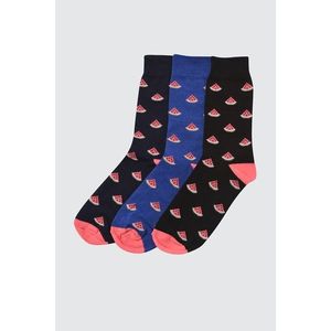 Trendyol MulticolorEd Men's 3 Pack Socket Socks vyobraziť