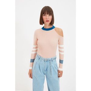 Trendyol Powder Shoulder Detailed Knitwear Sweater vyobraziť