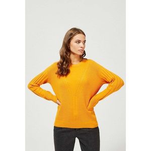 Cable-knit sweater - yellow vyobraziť