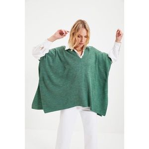 Trendyol Mint V Neck Knitwear Sweater vyobraziť