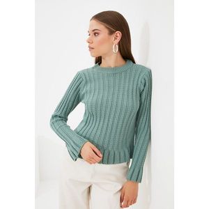 Trendyol Mint Hair Knitted Knitwear Sweater vyobraziť