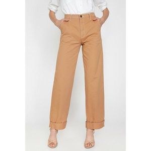 Koton Women's Brown Pocket Detailed Trousers vyobraziť