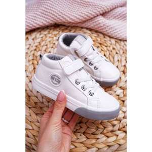 Children's High Sneakers Big Star EE374002 White vyobraziť