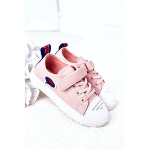 Children's Sneakers With Velcro Pink Cartoon vyobraziť