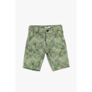 Koton Boys Green Patterned Shorts & Bermuda vyobraziť