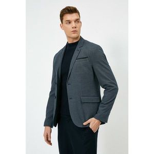 Koton Men's Grey Button Detail Jacket vyobraziť