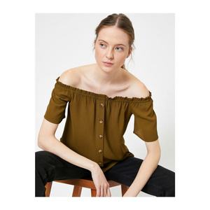 Koton Women's Off The Shoulder Shirt vyobraziť