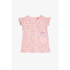 Koton Pink Patterned Baby Girl Dress vyobraziť