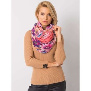 Coral flower print scarf vyobraziť