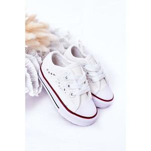Children's Sneakers With Lace White Roly-Poly vyobraziť