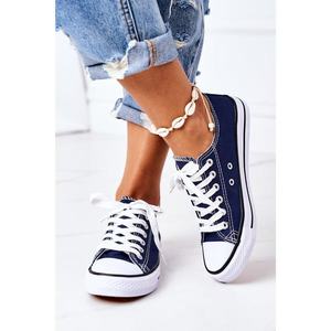 Women's Classic Sneakers Dark Blue Omerta vyobraziť