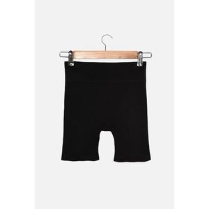 Trendyol Black Knit Shorts & Bermuda vyobraziť