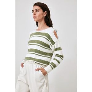 Trendyol Mint Cut Out Detailed Knitwear Sweater vyobraziť