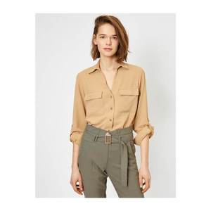 Koton Pocket Detailed Long Sleeve Shirt vyobraziť