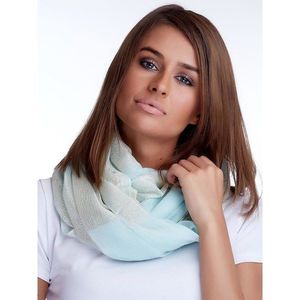Mint scarf with shiny thread vyobraziť