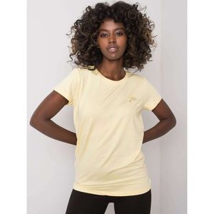 FOR FITNESS Yellow sports t-shirt vyobraziť