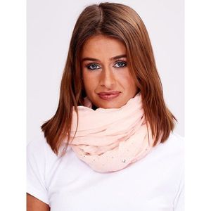 Airy scarf with cubic zirconias and light pink rhinestones vyobraziť