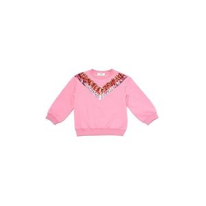 Trendyol Pink Sequined Girls Knitted Slim Sweatshirt vyobraziť