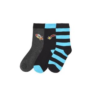 Trendyol Multicolor 3-Pack Boy Knitted Socks vyobraziť