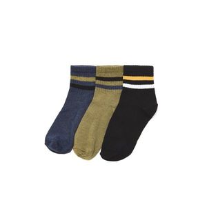Trendyol Multicolor Stripe Detailed 3-Pack Boy Knitted Socks vyobraziť