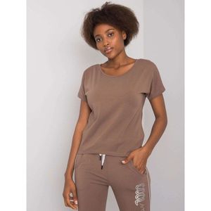 Women's brown t-shirt vyobraziť