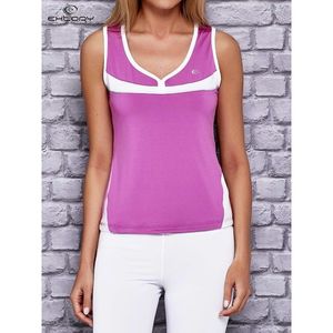 Purple mesh sports top vyobraziť