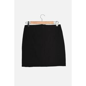 Trendyol Black Waist Decollete Skirt vyobraziť