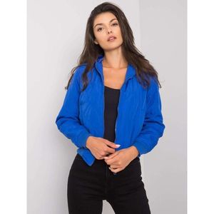 Ladies' blue quilted jacket vyobraziť