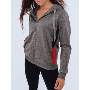 MARGOTT women's sweatshirt dark gray Dstreet BY0997 vyobraziť