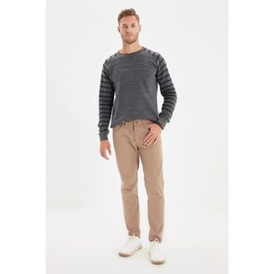 Trendyol Camel Men's 5-Pocket Slim Fit Trousers vyobraziť