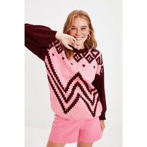 Trendyol Plum Knit Detailed Knitwear Sweater vyobraziť