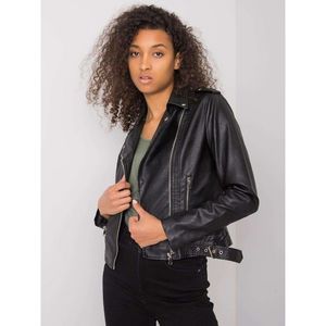 Black women's biker jacket vyobraziť