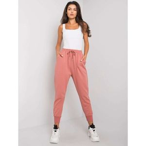 Dusty pink women's cotton pants vyobraziť