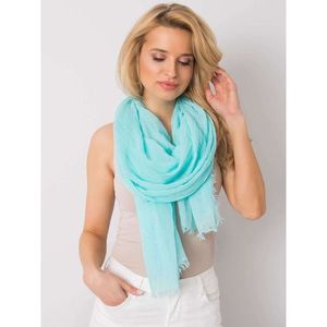 Blue one-color women's scarf vyobraziť