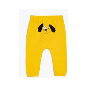 Koton Men's Yellow Straight Trousers vyobraziť