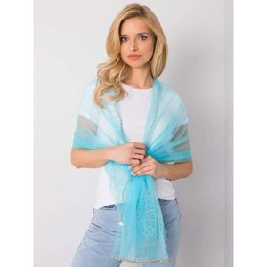 Blue scarf with an application vyobraziť