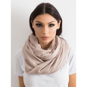 Beige scarf with rhinestones vyobraziť