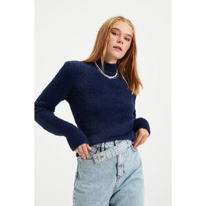 Trendyol Navy Blue Bearded Knitwear Sweater vyobraziť