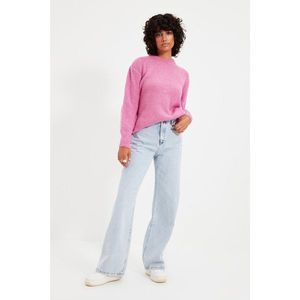 Trendyol Pink Crew Neck Knitwear Sweater vyobraziť