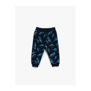 Koton Baby Boy Navy Blue Patterned Sweatpants vyobraziť
