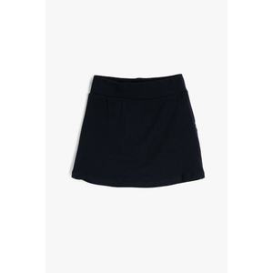 Koton Girl Navy Blue Solid Color Mini Skirt vyobraziť