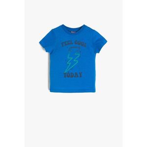 Koton Blue Baby Boy Written Printed T-Shirt vyobraziť
