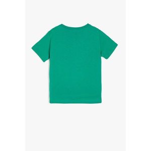 Koton Green Boy's Printed T-Shirt vyobraziť