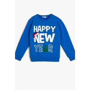 Koton Blue Boy's Christmas Themed Sweatshirt vyobraziť