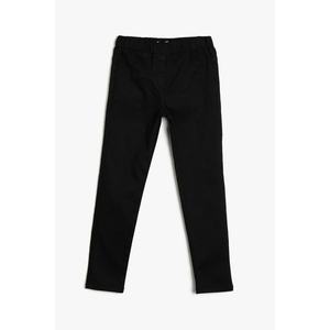 Koton Men's Black Pocket Detailed Trousers vyobraziť