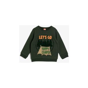 Koton Green Baby Embroidered Sweatshirt vyobraziť