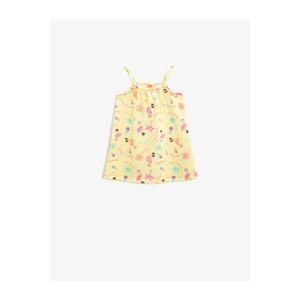 Koton Girl's Yellow Printed Dress vyobraziť