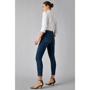 Koton Women's Dark Indigo Jeans vyobraziť